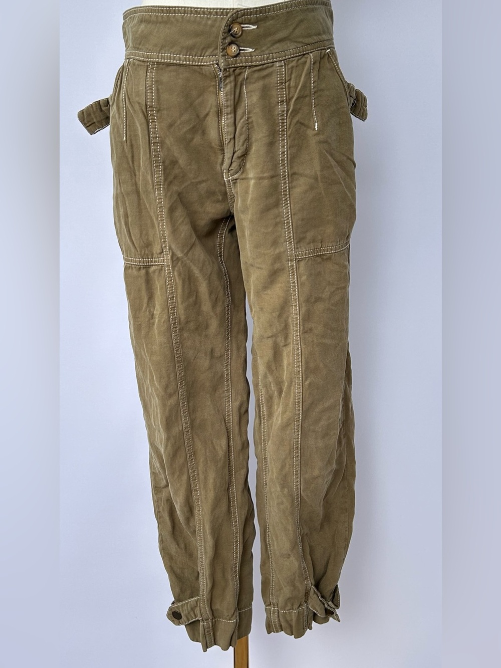 By Anthropologie Women’s Jackson Tapered Utility Pants Size 4